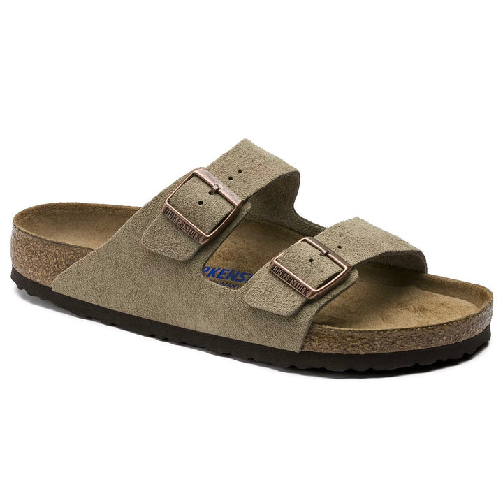 BIRKENSTOCK Arizona Soft Footbed Suede Leather Herre - Dale