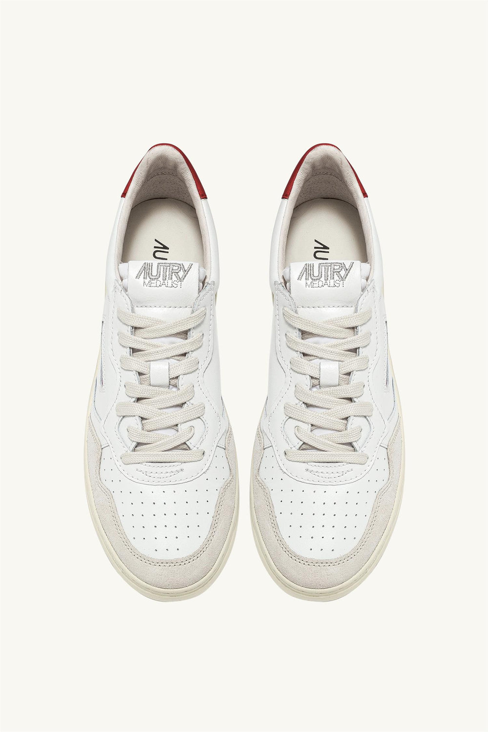 AUTRY Medalist Low Women White/Red - Dale
