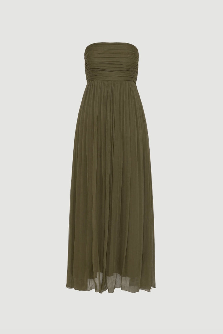ENVELOPE 1976 Amalfi Dress Dark Olive - Dale