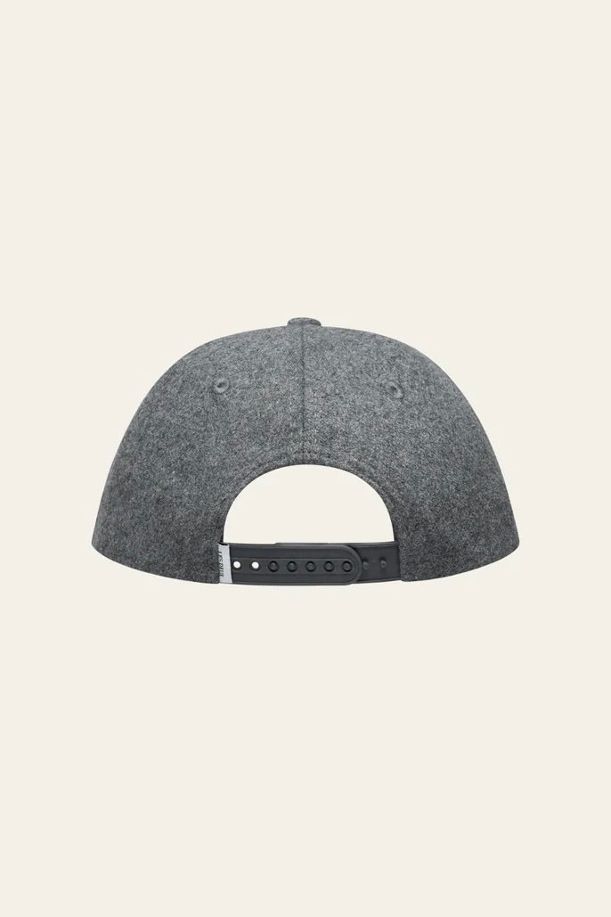 LES DEUX Encore Wool Baseball Cap Light Grey Melange - Dale