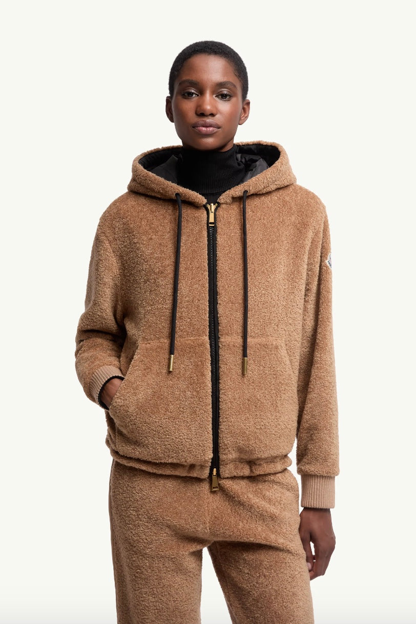 MONCLER Reversible Padded Hoodie Brown - Dale