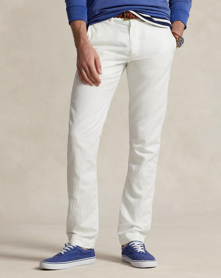 POLO RALPH LAUREN Straight Fit Linen-Cotton Trouser - Dale