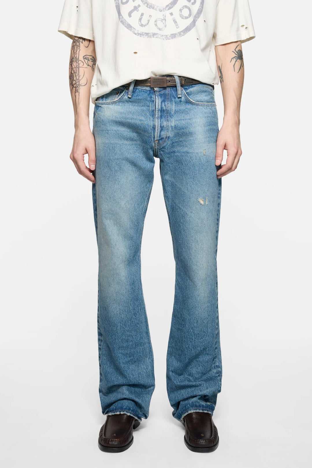ACNE STUDIOS Acne Studios Regular Fit Jeans 2010M Vintage Blue - Dale
