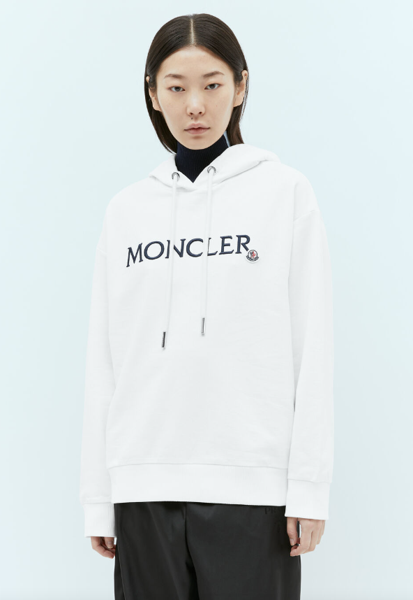 MONCLER Embroidered Logo Hooded Sweatshirt - Dale