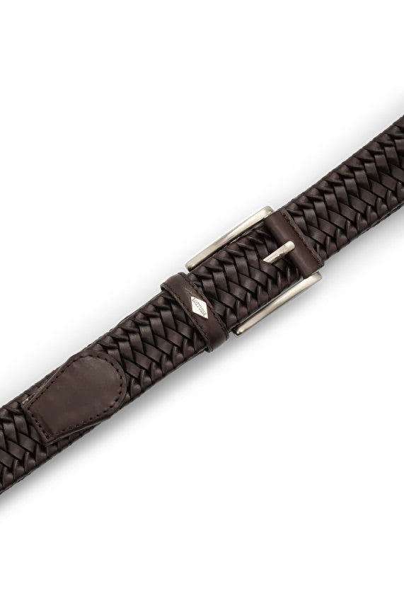 LOTTUSSE Trenza Braided Belt Mocha - Dale