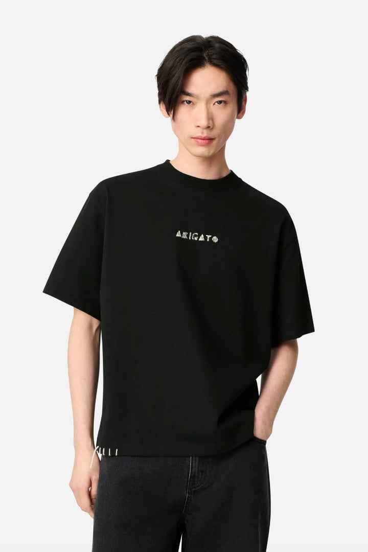 AXEL ARIGATO Threaded T-Shirt Black - Dale
