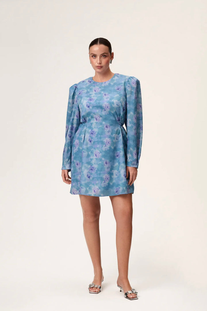 ADOORE Cannes Mini Dress Dusty Blue - Dale