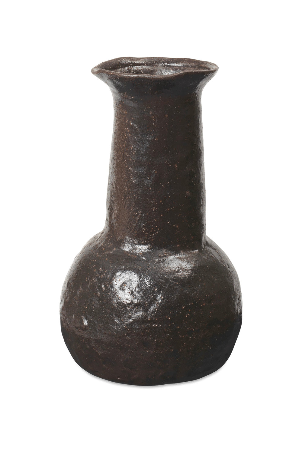 ferm LIVING Doro Vase Large Coffee - Dale