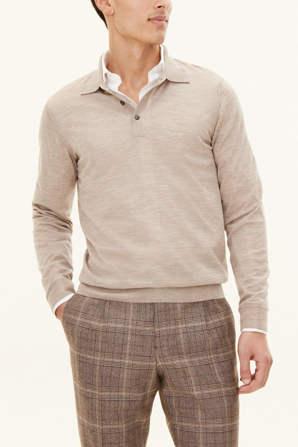 OSCAR JACOBSON Melvin Poloshirt Baked Beige - Dale