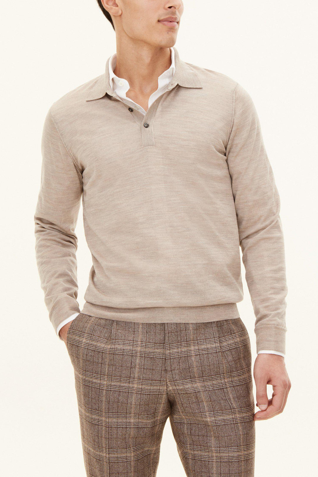 OSCAR JACOBSON Melvin Poloshirt Baked Beige - Dale