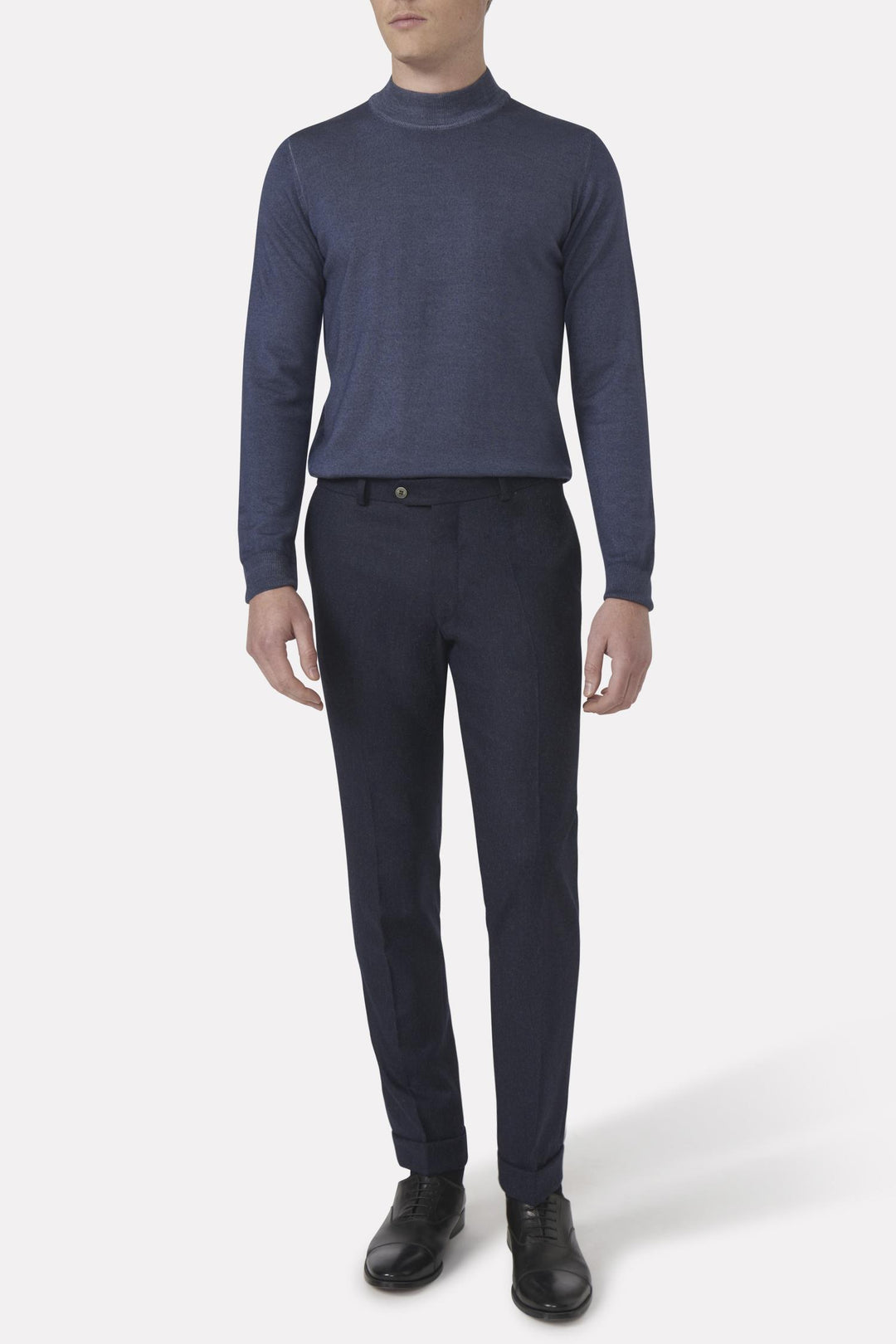 OSCAR JACOBSON DENZ TURN UP TROUSERS - Dale