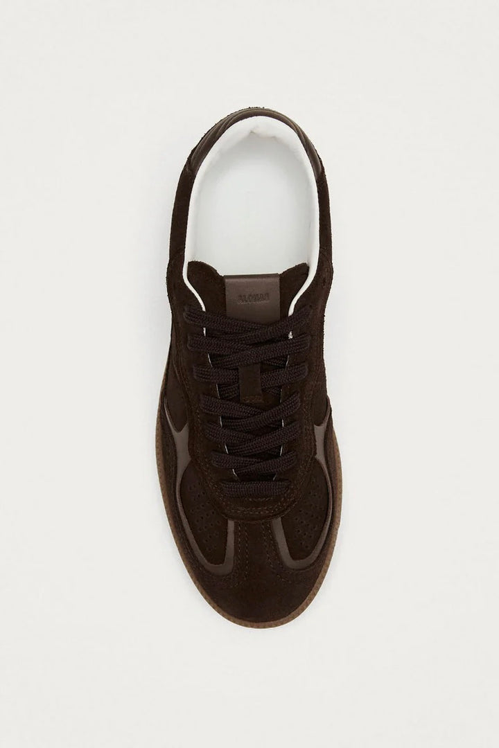ALOHAS Tb.490 Rife Chocolate Brown Leather Sneakers - Dale