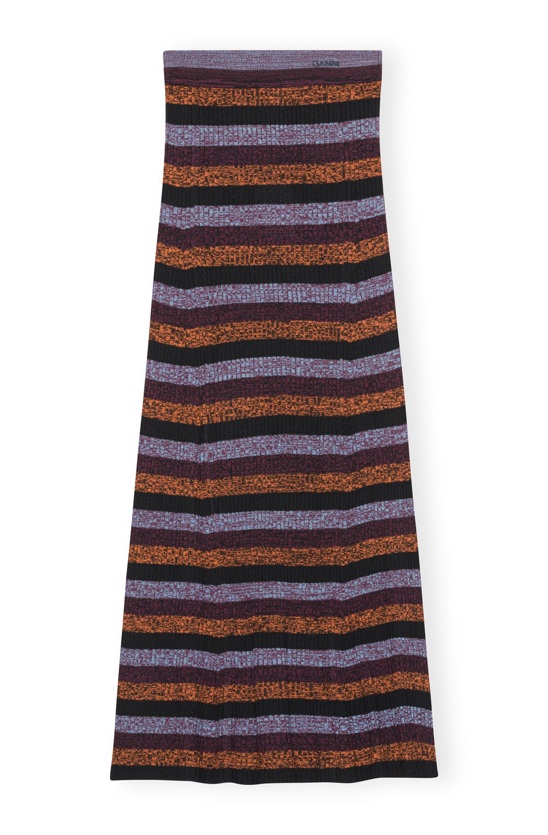 GANNI Sprayed Merino Rib Maxi Skirt - Dale