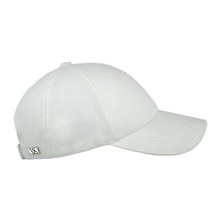 VARSITY HEADWEAR Linen Cap Shell White - Dale