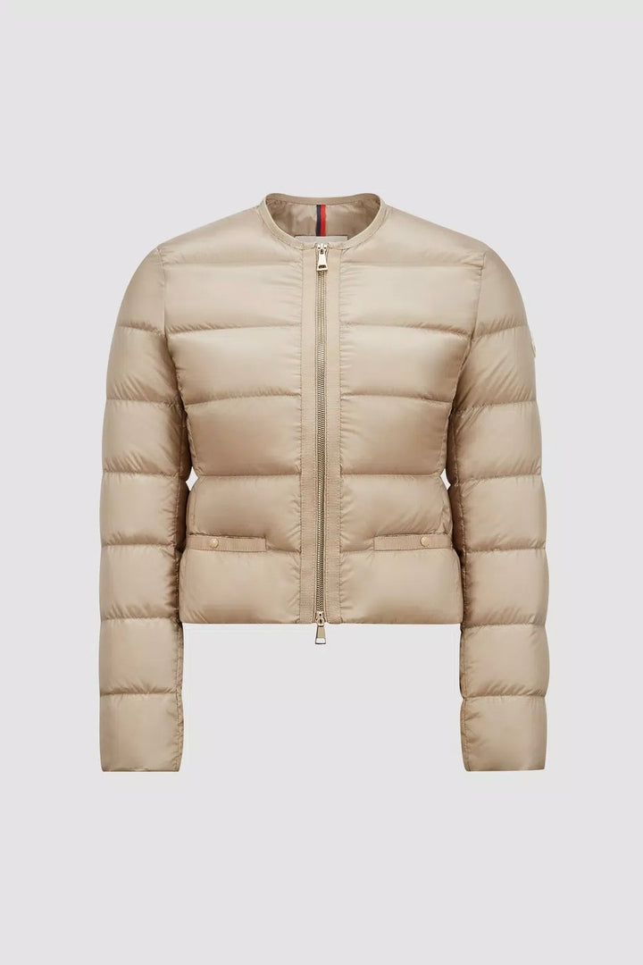 MONCLER Laurine Short Down Jacket Stone - Dale