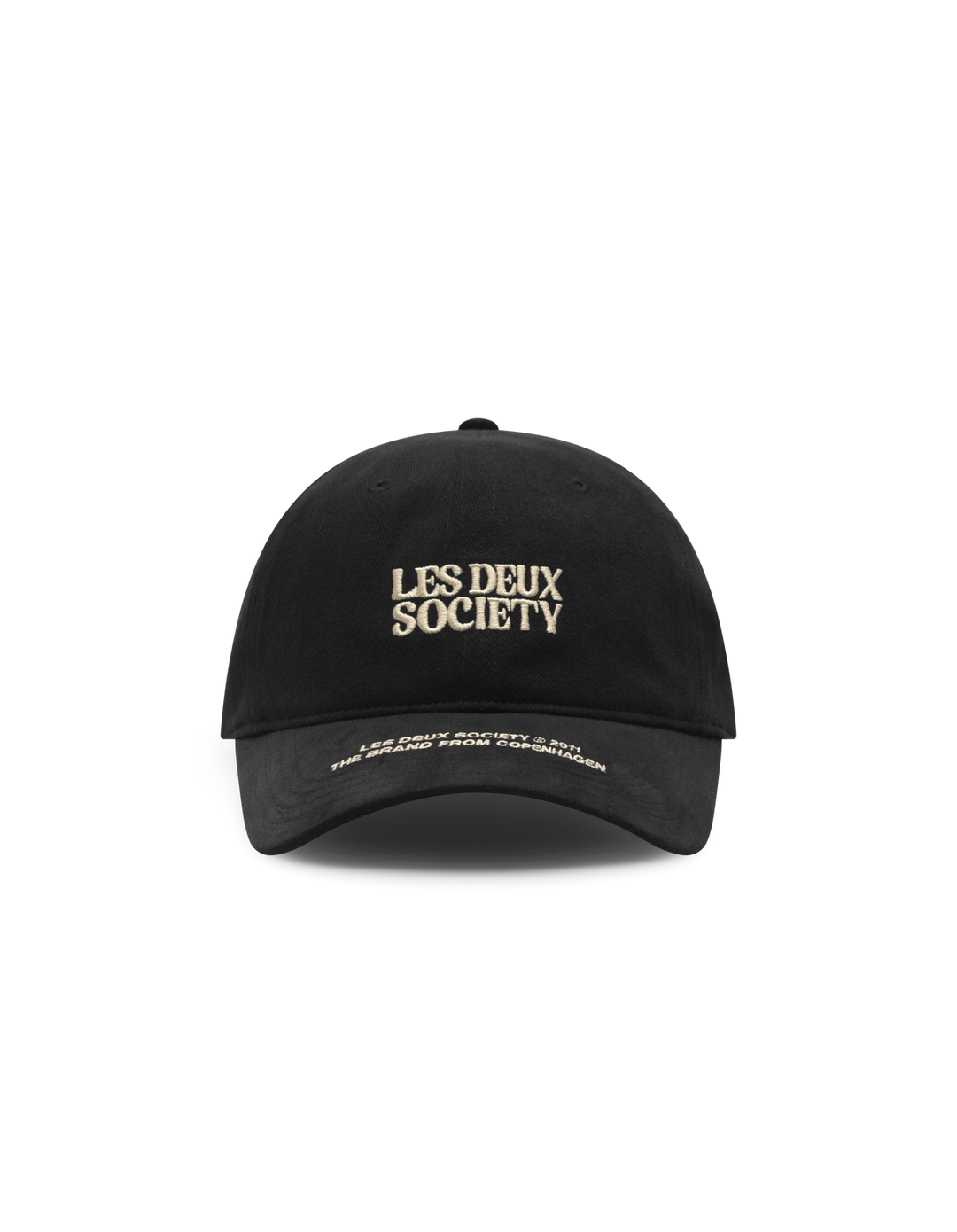 LES DEUX Society Dad Cap Black/Ivory - Dale