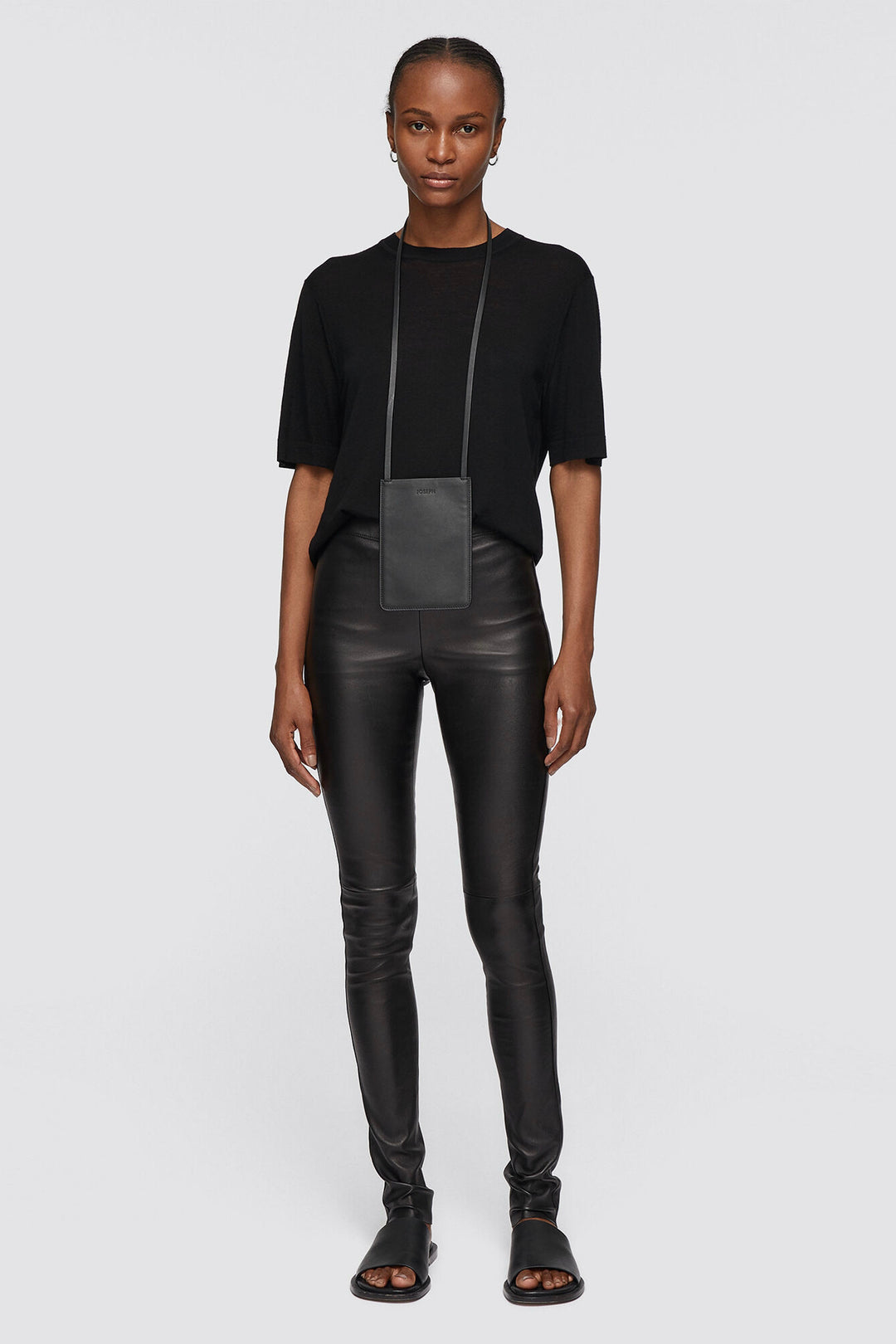 JOSEPH LEGGING-LEATHER STRETCH - Dale