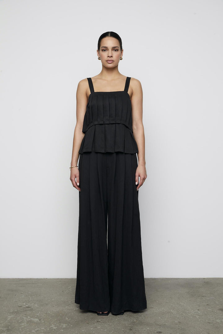 CAMILLA PIHL Malou Top Soft Black - Dale