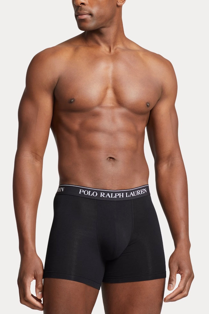 POLO RALPH LAUREN Stretch Cotton Boxer Brief 3 Pack - Dale