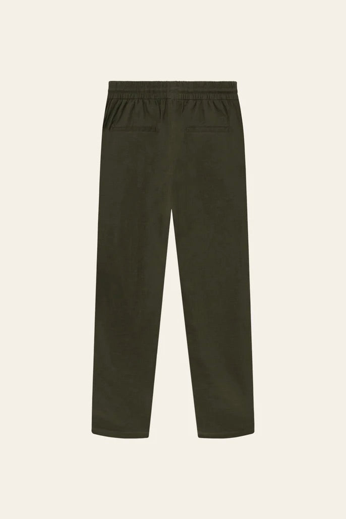 LES DEUX Patrick Linen Pants - FORREST GREEN - Dale