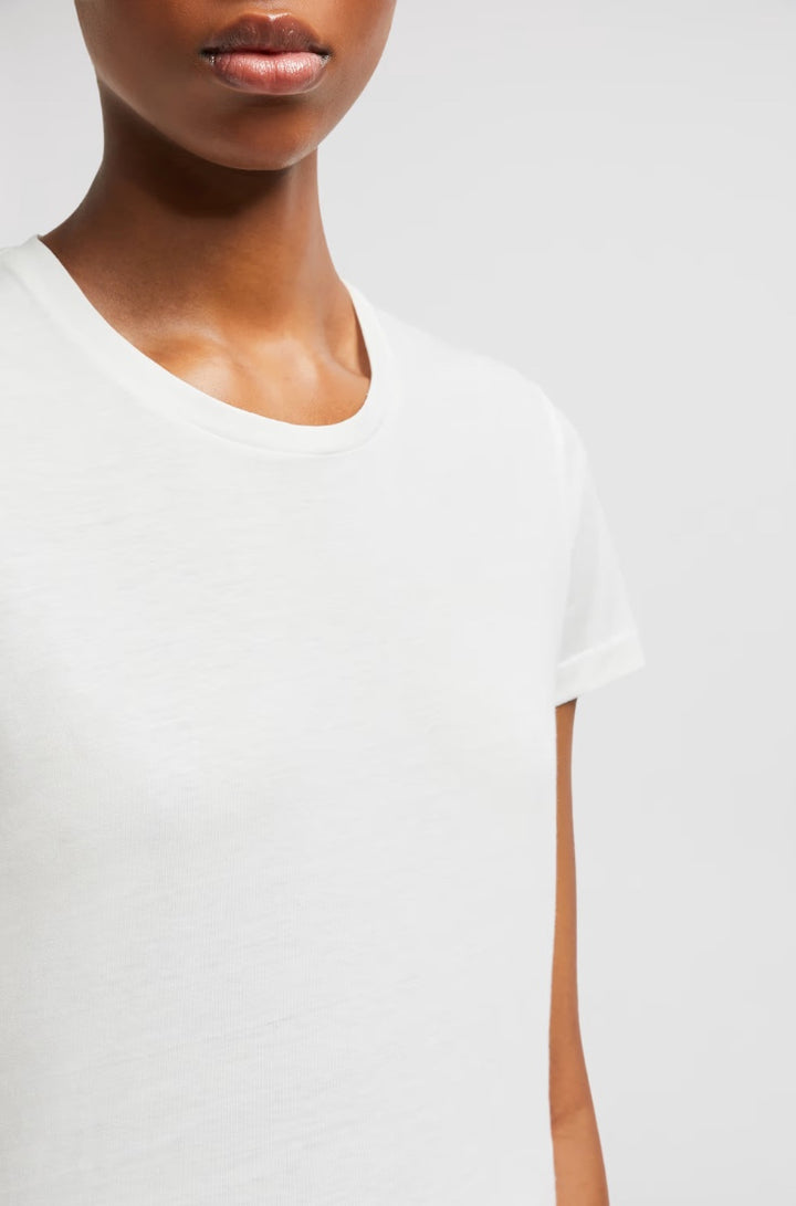 MONCLER Logo Patch Cotton Jersey T-Shirt - Dale