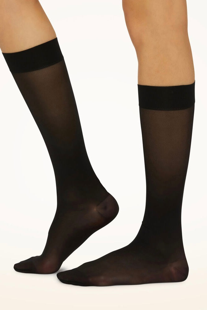 WOLFORD Pure Energy 30 Leg Vitalizer Knee Highs - Dale