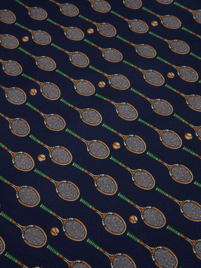 STENSTRÖMS PRINTED SILK TENNIS BANDANA - Dale