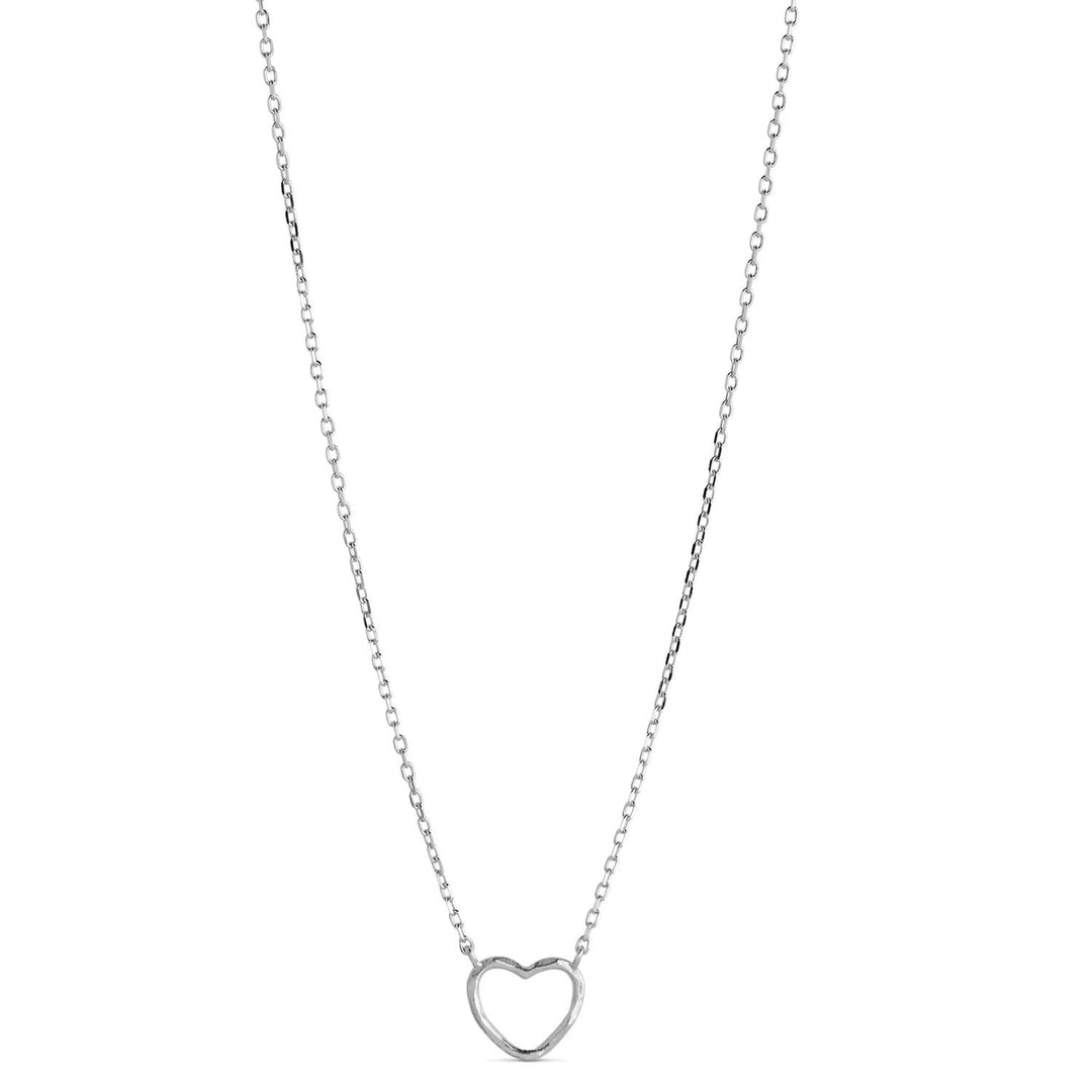 ENAMEL NECKLACE ORGANIC HEART - Dale