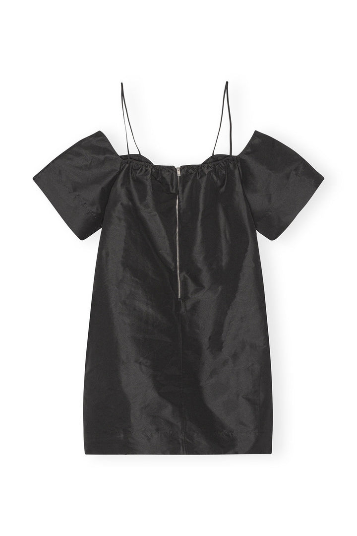 GANNI Beaded Taffeta Mini Dress - Dale