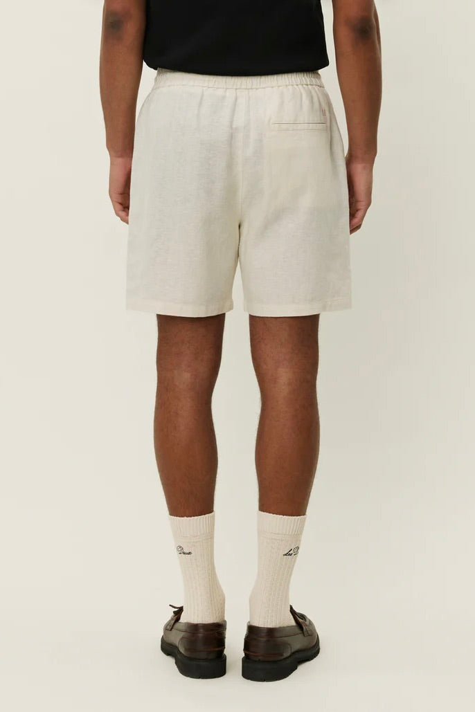 LES DEUX Otto Linen Shorts Ivory - Dale