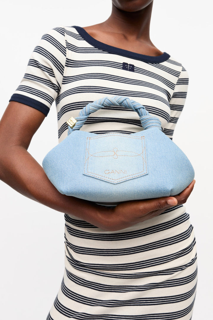 GANNI Ganni Bou Bag Small Faded Denim - Dale