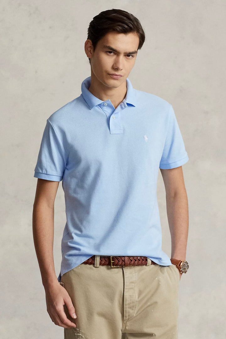 POLO RALPH LAUREN The Iconic Mesh Polo Shirt Office Blue - Dale