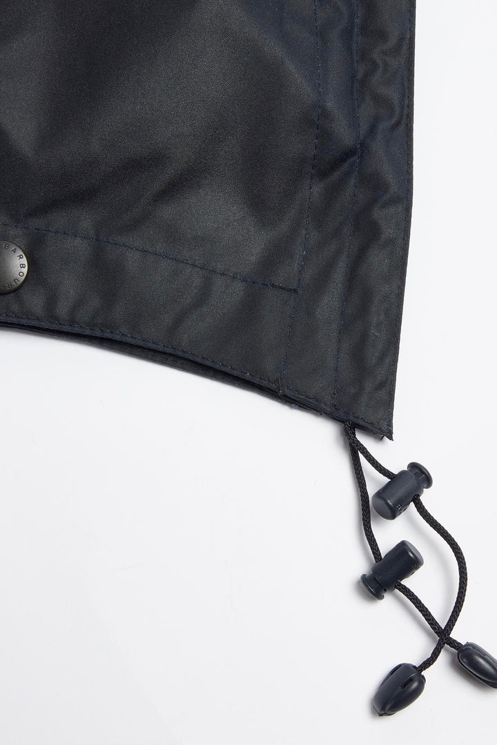 BARBOUR Wax Cotton Hood Navy - Dale