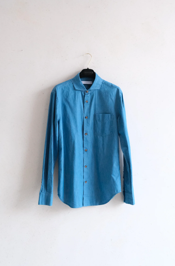 CATHRINE HAMMEL Denim Boyfriend Shirt - Dale