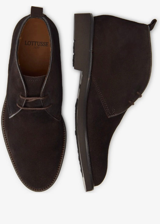 LOTTUSSE Baltimore Lace-Up Ankle Boots - Dale