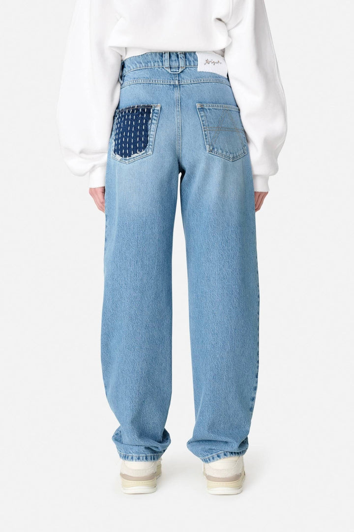 AXEL ARIGATO Patchwork Relaxed Jeans - Dale