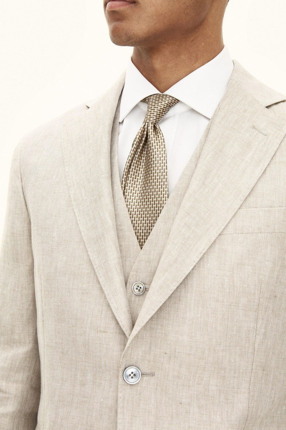 OSCAR JACOBSON Ferry Soft Blazer Trench Beige - Dale