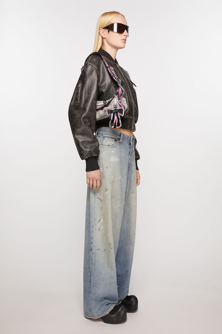 ACNE STUDIOS SHOULDER BAG LT BLUE/PINK - Dale