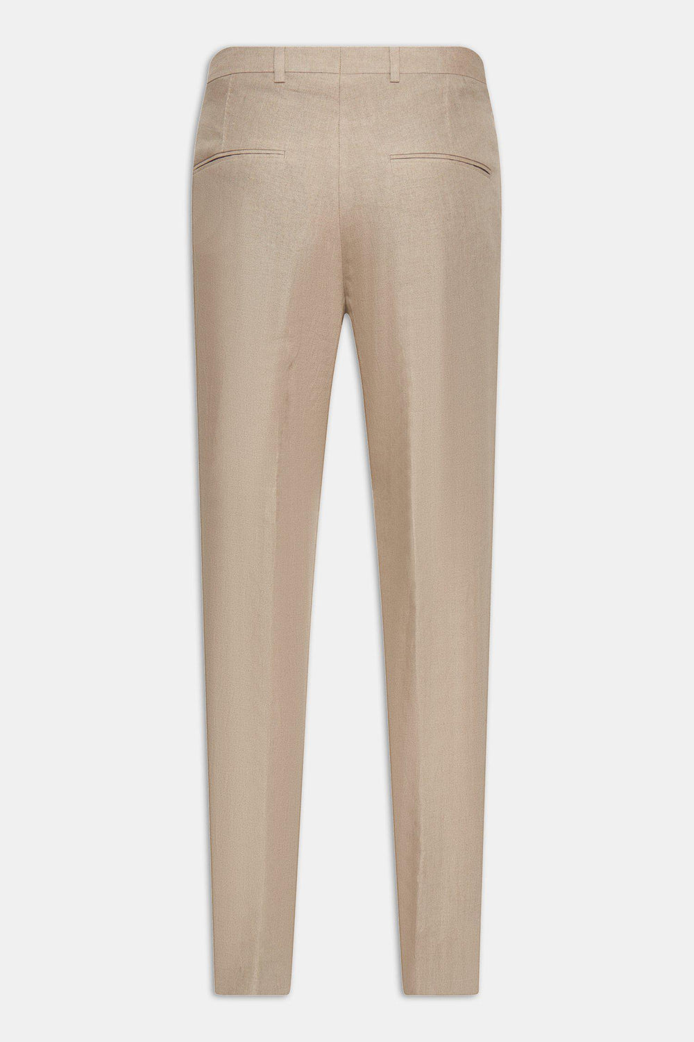 OSCAR JACOBSON Denz Linen Trousers Natural Beige - Dale