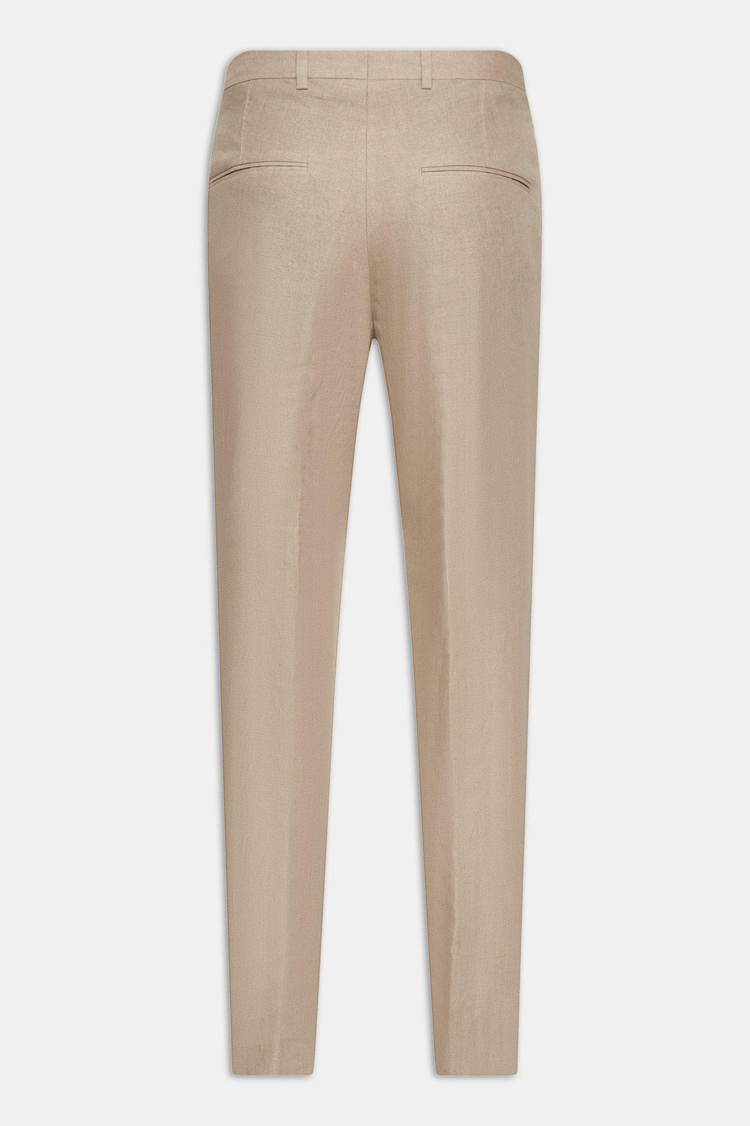 OSCAR JACOBSON Denz Linen Trousers Natural Beige - Dale