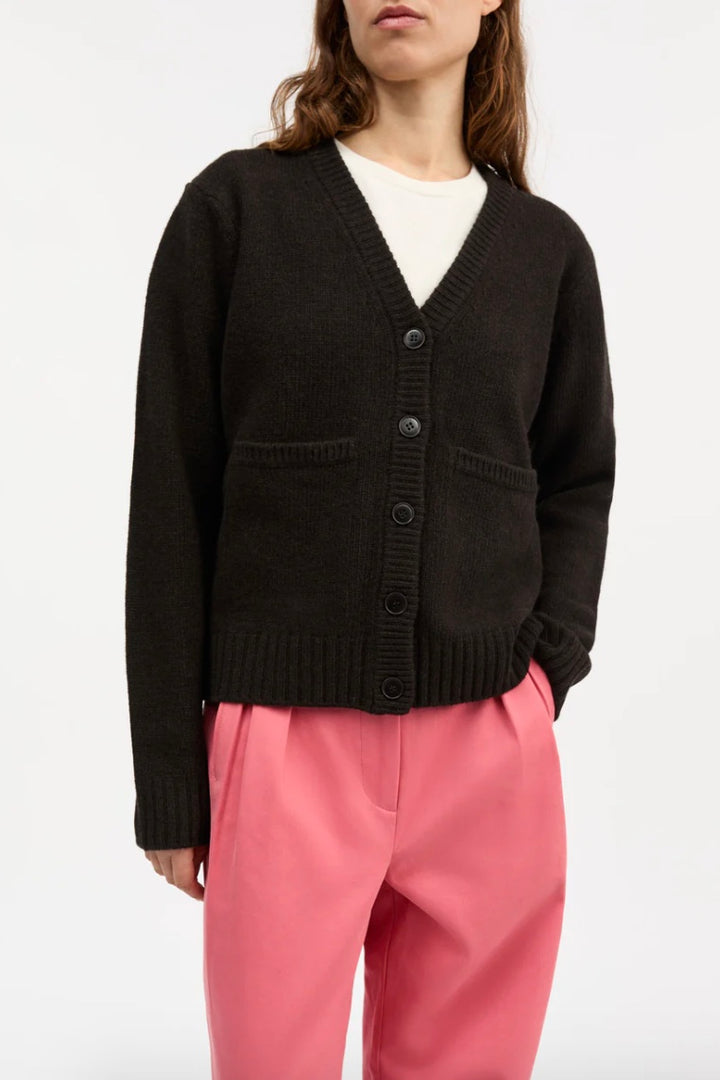 SKALL studio Beti Cardigan Deep Brown - Dale