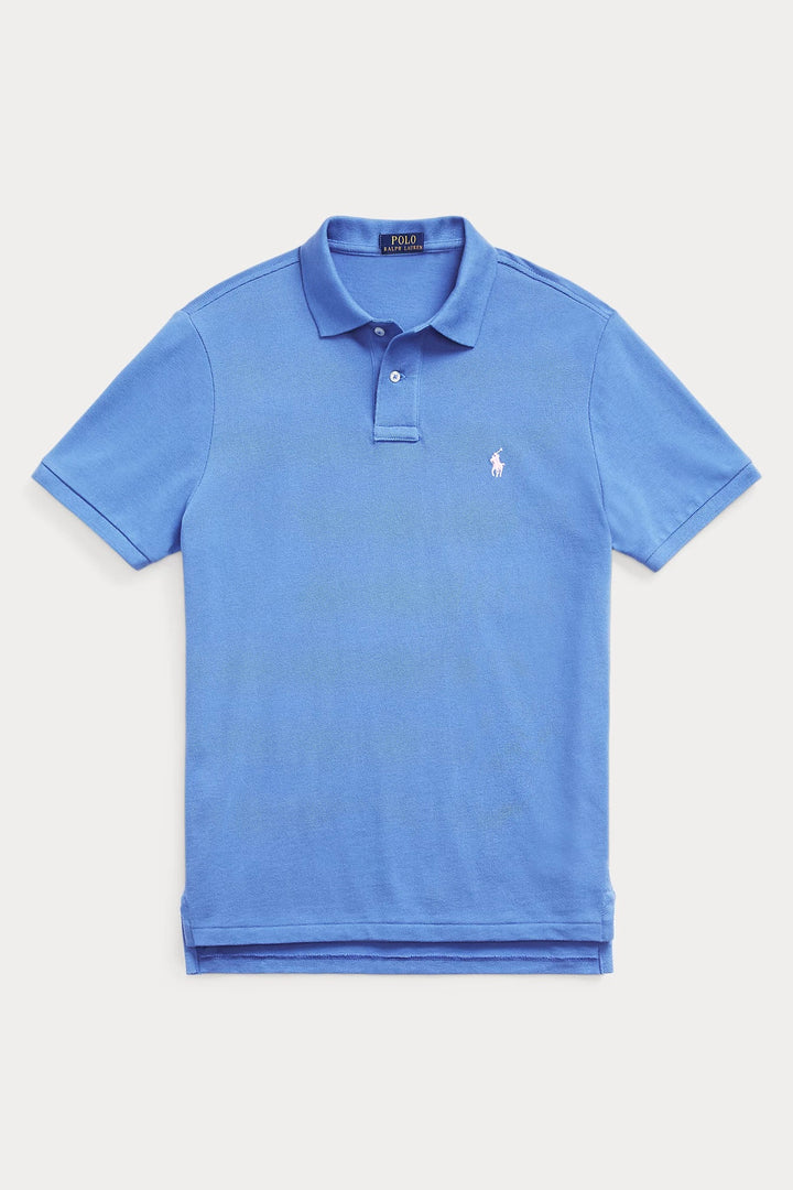 POLO RALPH LAUREN Iconic Mesh Polo Shirt New England Blue - Dale