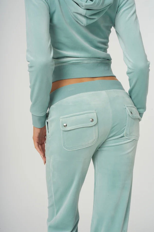 JUICY COUTURE Del Ray Pocket Pant Blue Surf - Dale