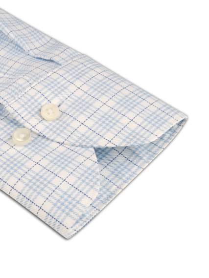 STENSTRÖMS Fitted Body Blue Check - Dale