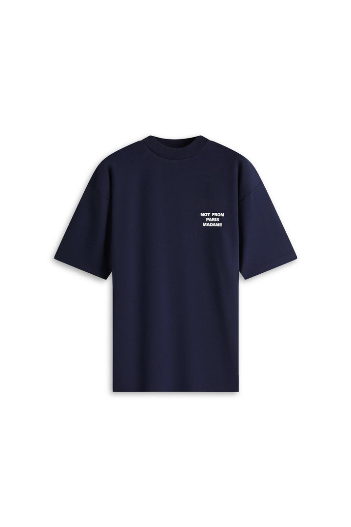 Drôle de Monsieur Le T-shirt Slogan Navy - Dale
