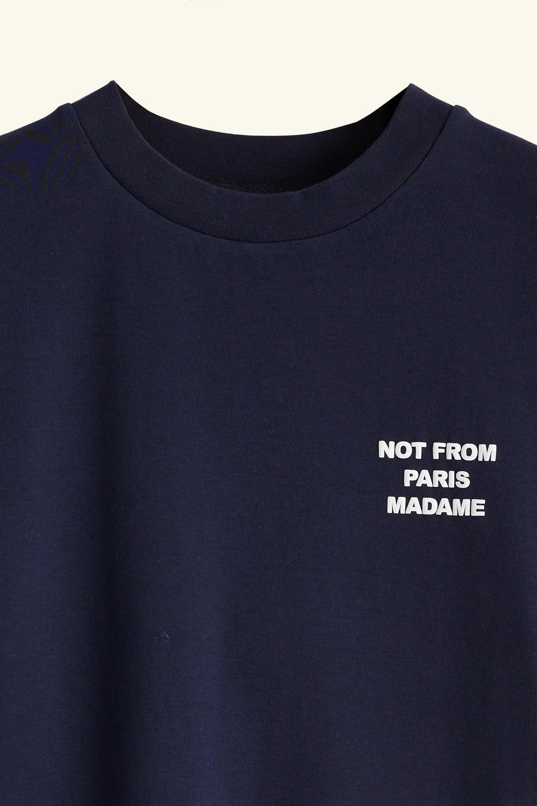 Drôle de Monsieur Le T-shirt Slogan Navy - Dale