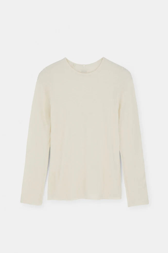 AIAYU Gentle Cashmere Long Sleeve Pure Ecru - Dale