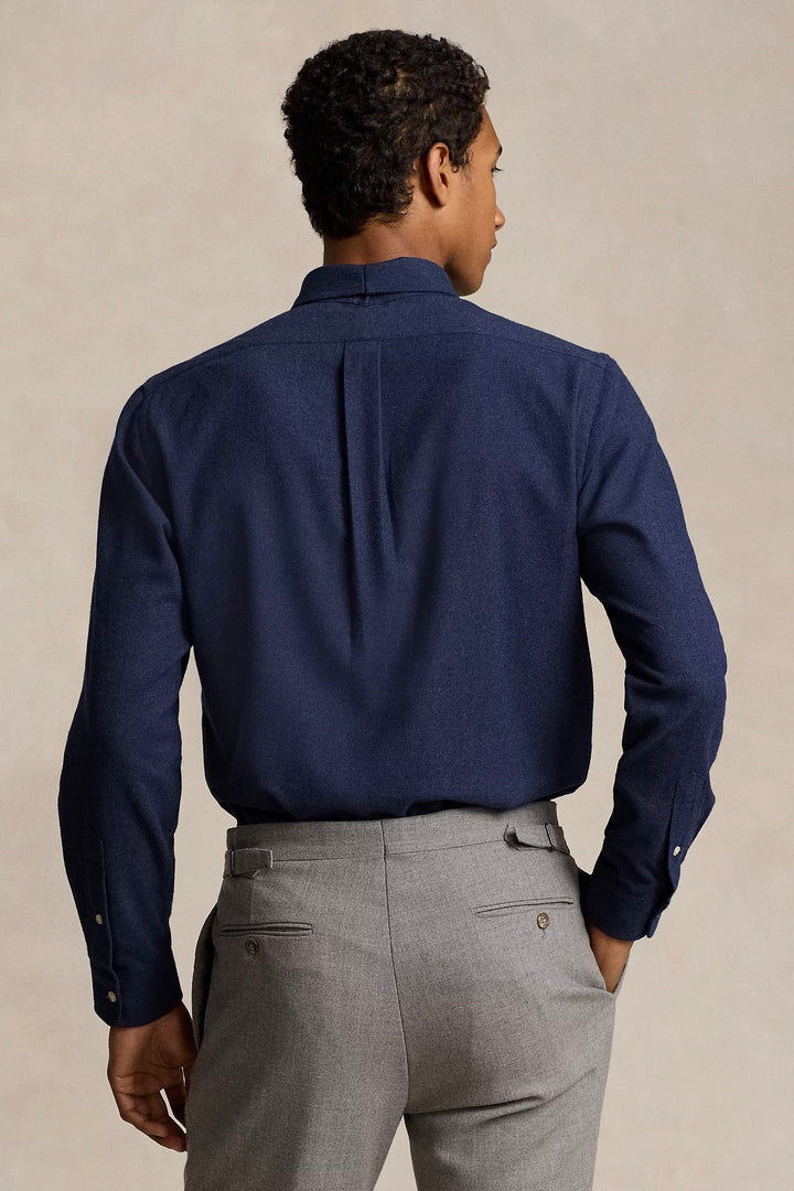 POLO RALPH LAUREN Custom Fit Performance Twill Shirt Navy Heather - Dale