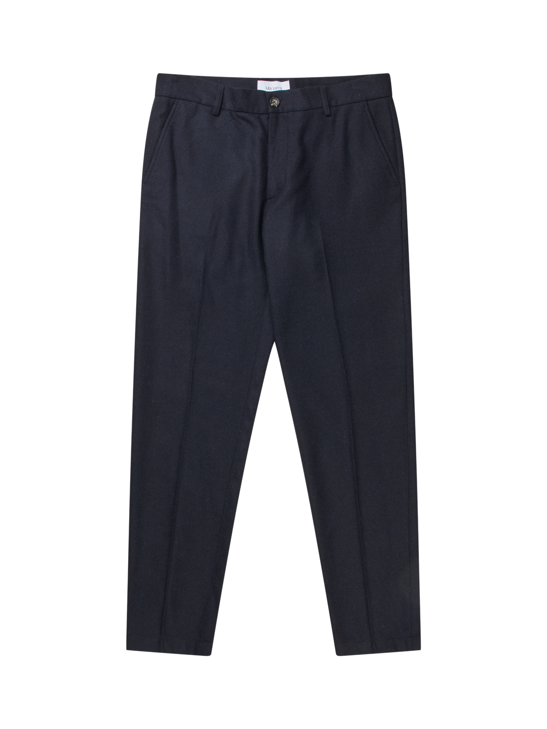 LES DEUX Como Reg Wool Suit Pants Dark Navy Melange - Dale