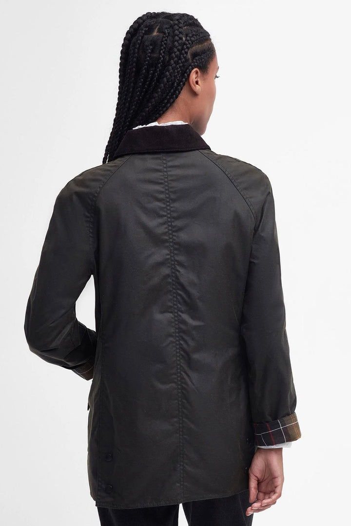 BARBOUR Classic Beadnell Wax Jacket Olive - Dale